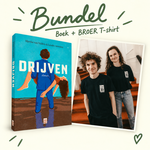 Promo! Roman DRIJVEN + T-shirt BROER